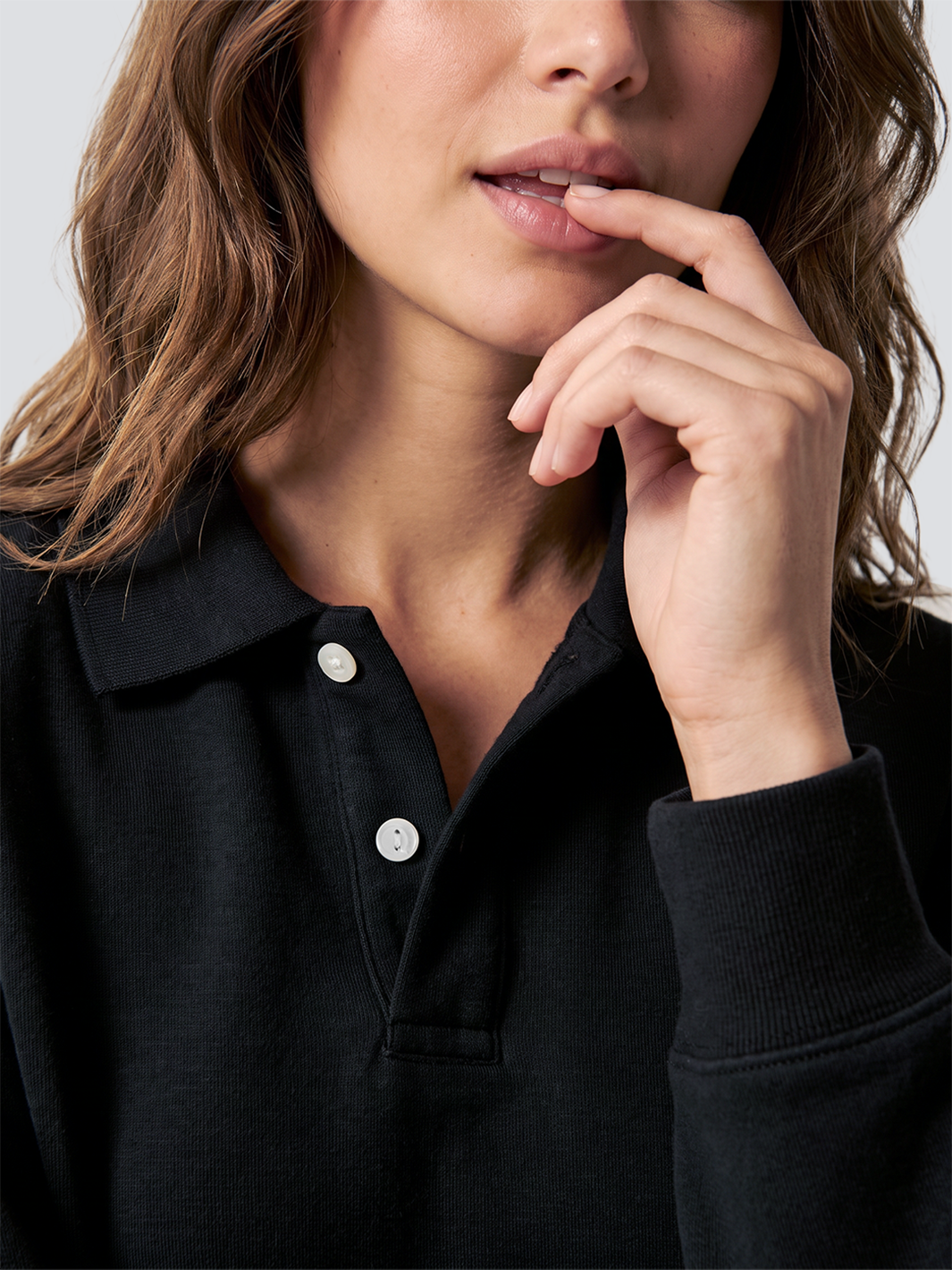 Collared Sweatshirt