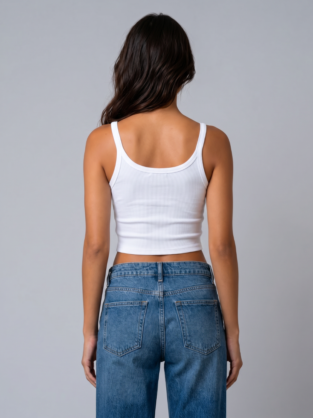 Spaghetti Tank- Cropped
