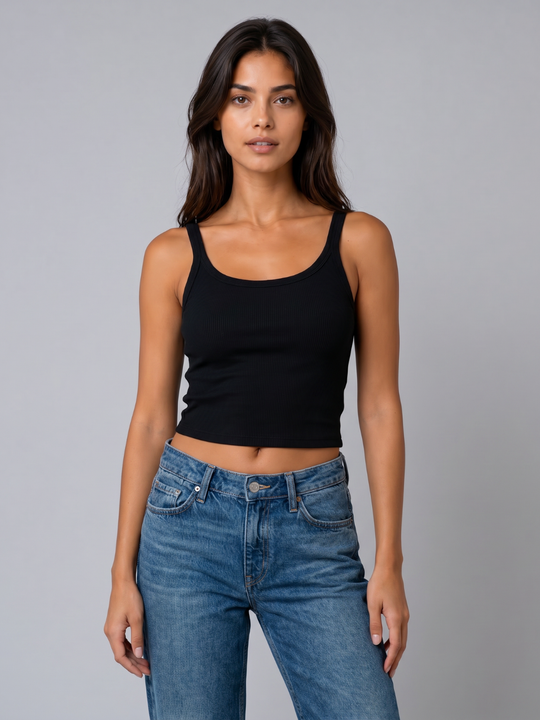 Spaghetti Tank- Cropped