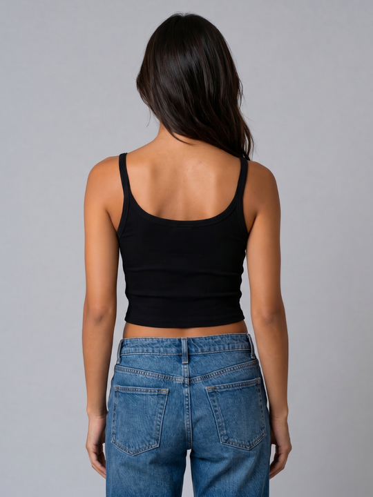 Spaghetti Tank- Cropped