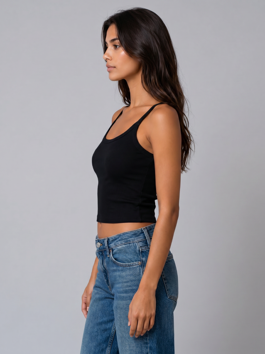 Spaghetti Tank- Cropped