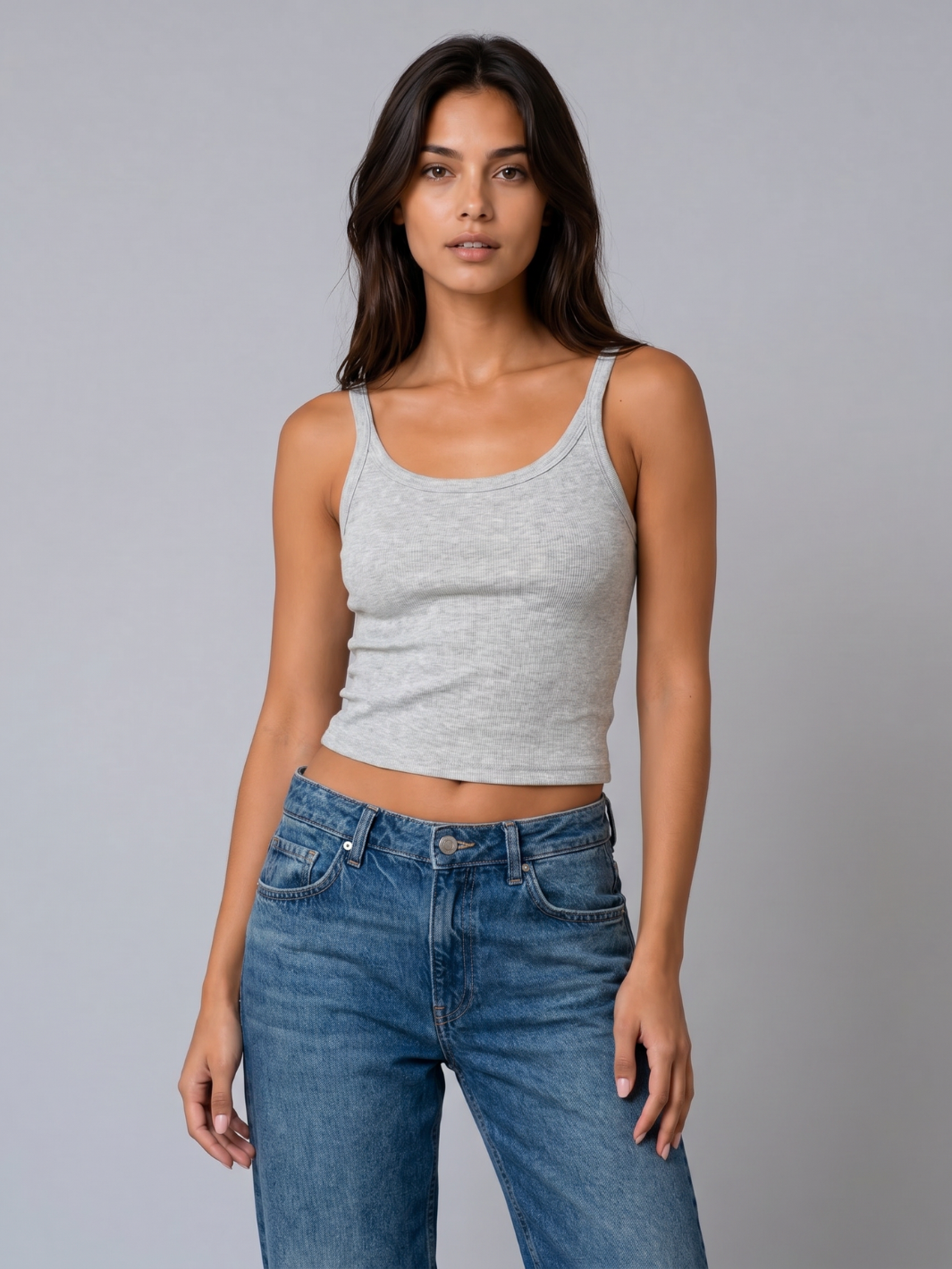 Spaghetti Tank- Cropped
