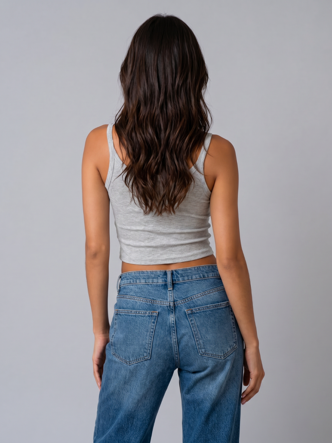 Spaghetti Tank- Cropped