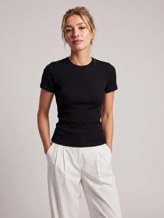 Ribbed Tee