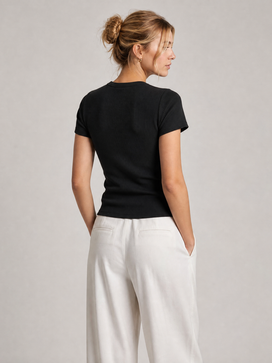 Ribbed Tee
