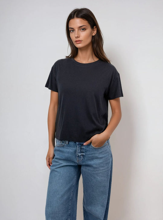 Boxy Everyday Tee - Public Veil