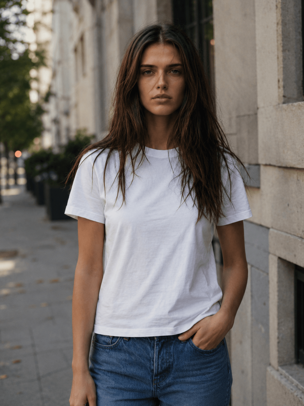 Boxy Everyday Tee - Public Veil