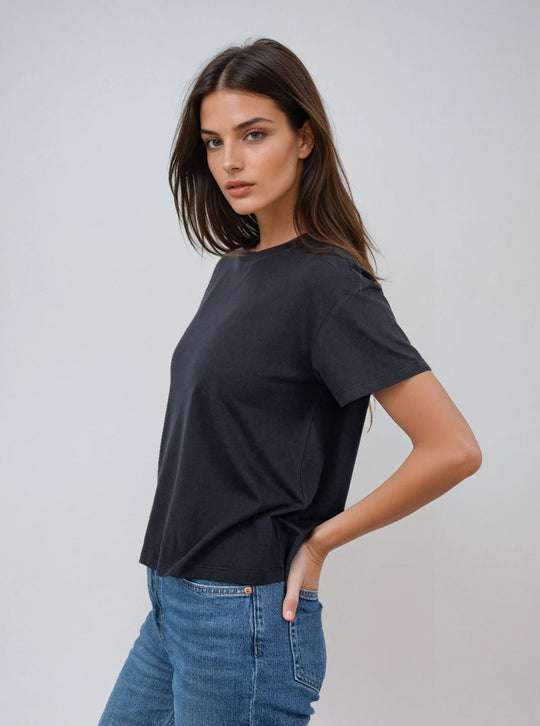 Boxy Everyday Tee - Public Veil