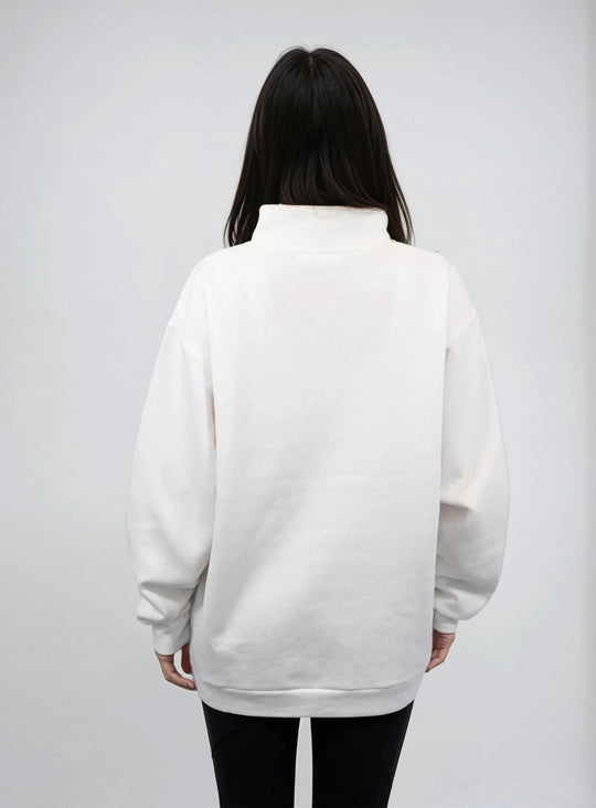 Boyfriend Half - Zip Sweatshirt - Public Veil