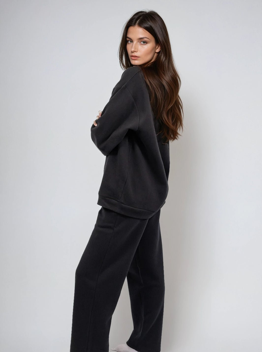 Boyfriend Half - Zip Sweatshirt - Public Veil