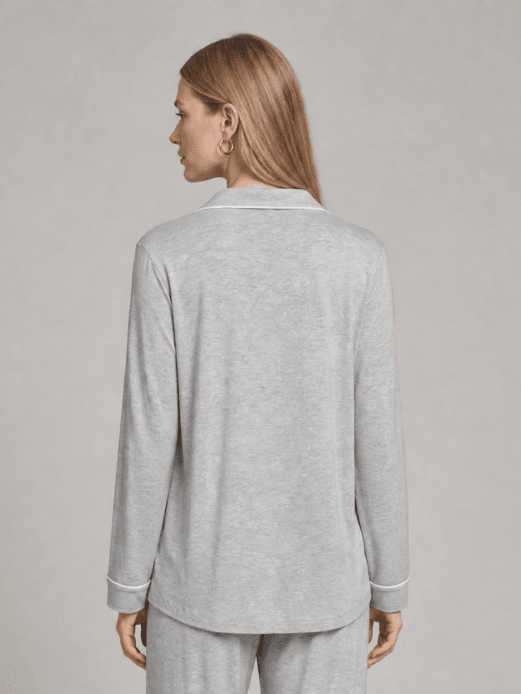 Butter Soft Button Down Pajama Top - Public Veil
