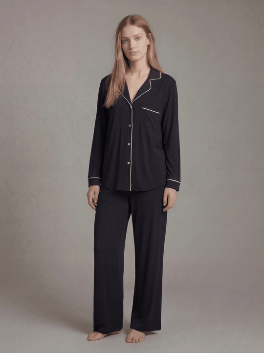 Butter Soft Pajama Set | Button Down & Pant - Public Veil