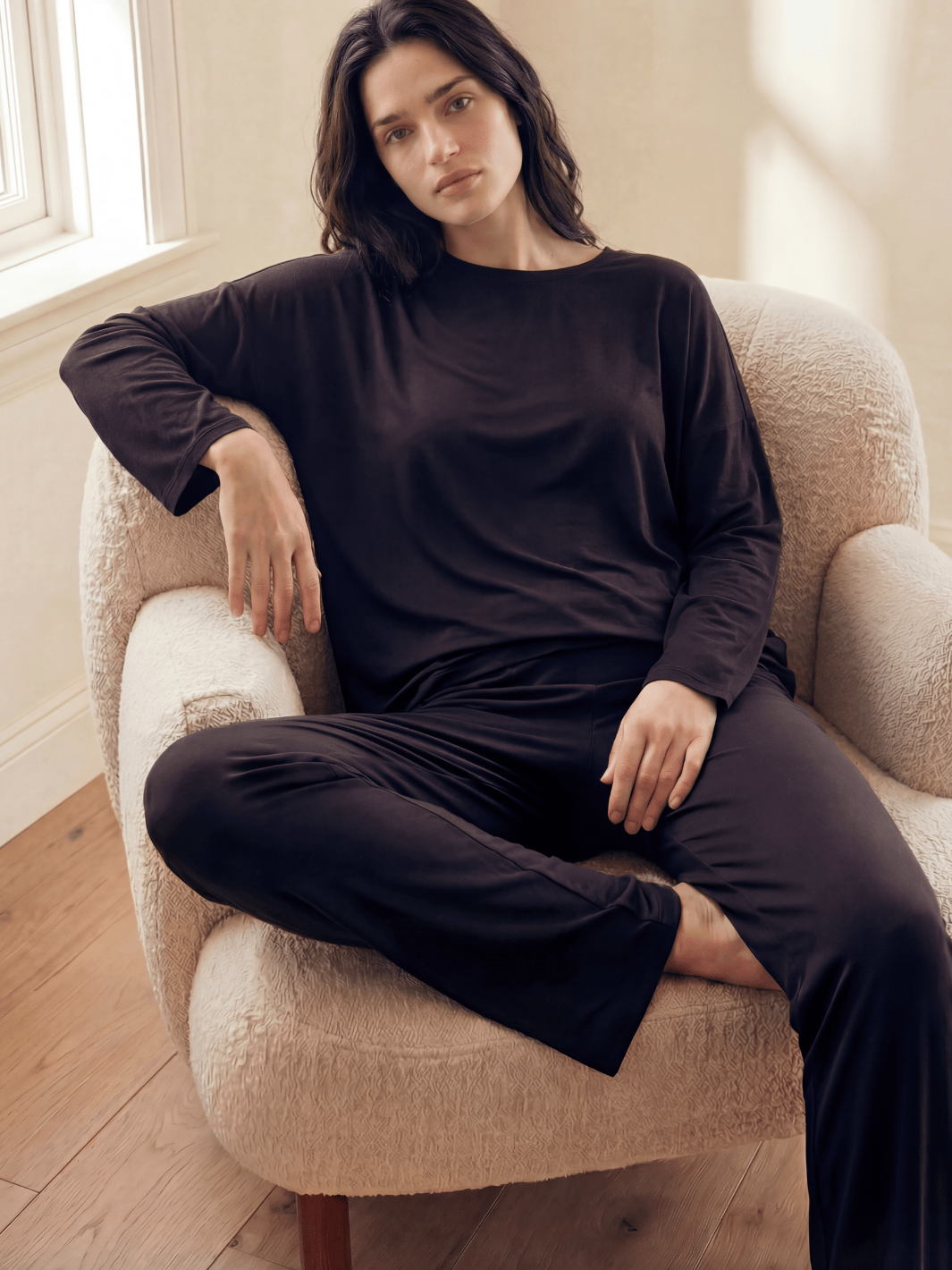 Butter Soft Pajama Set | Long Sleeve Tee & Pant - Public Veil