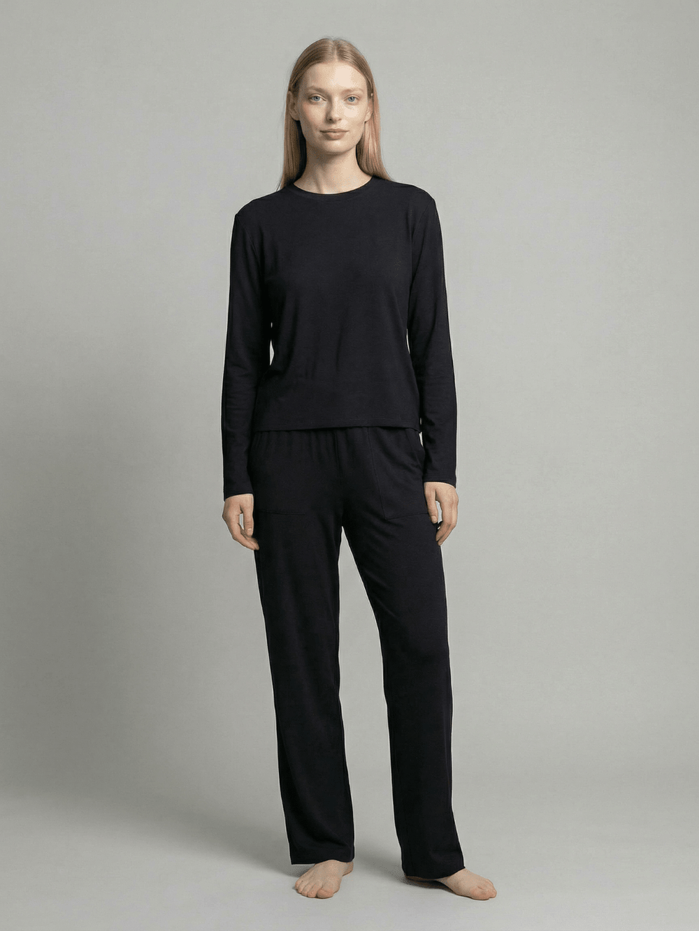 Butter Soft Pajama Set | Long Sleeve Tee & Pant - Public Veil