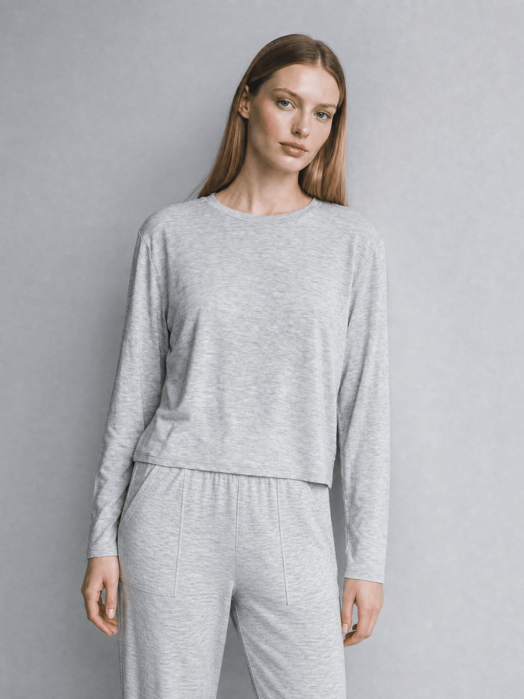 Butter Soft Pajama Set | Long Sleeve Tee &amp; Pant - Public Veil
