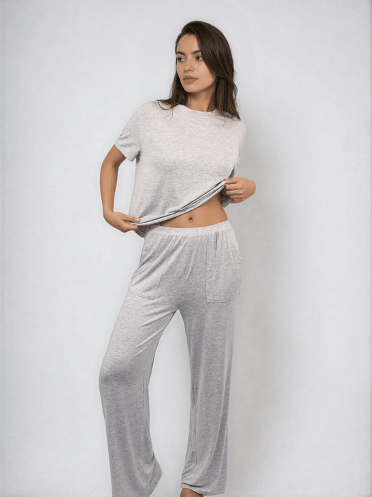 Butter Soft Pajama Set | Tee & Pant - Public Veil