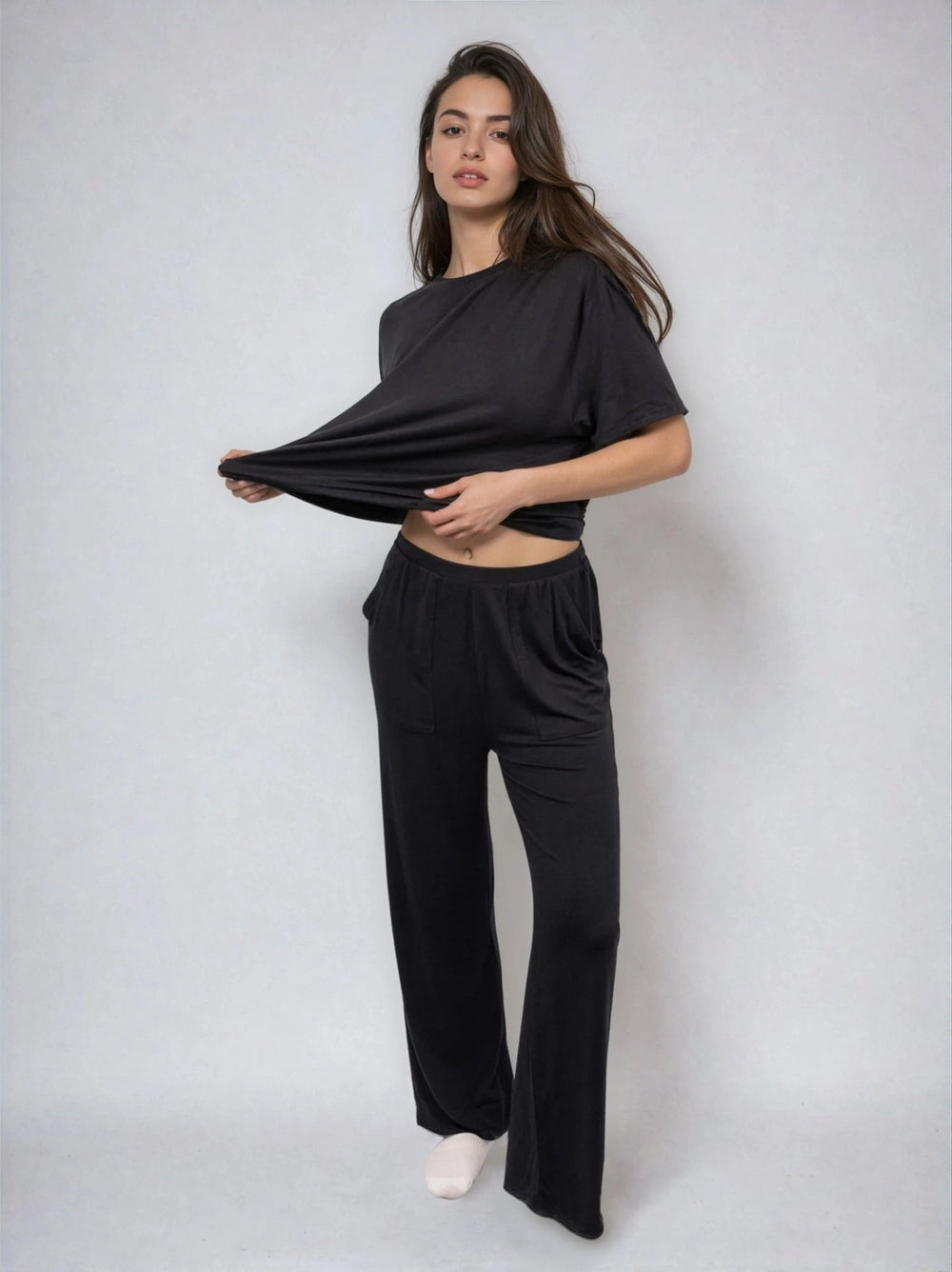 Butter Soft Pajama Set | Tee & Pant - Public Veil