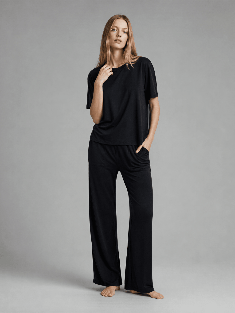 Butter Soft Pajama Set | Tee & Pant - Public Veil