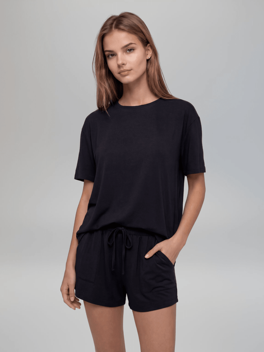 Butter Soft Pajama Set | Tee & Short - Public Veil