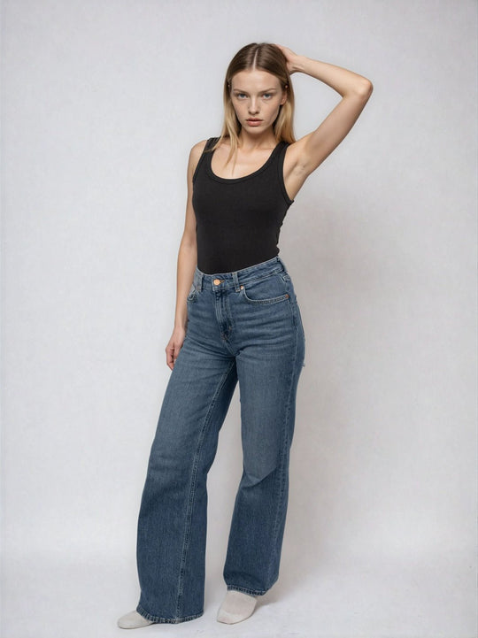 Classic Ribbed Tank - Tuckable - Public Veil