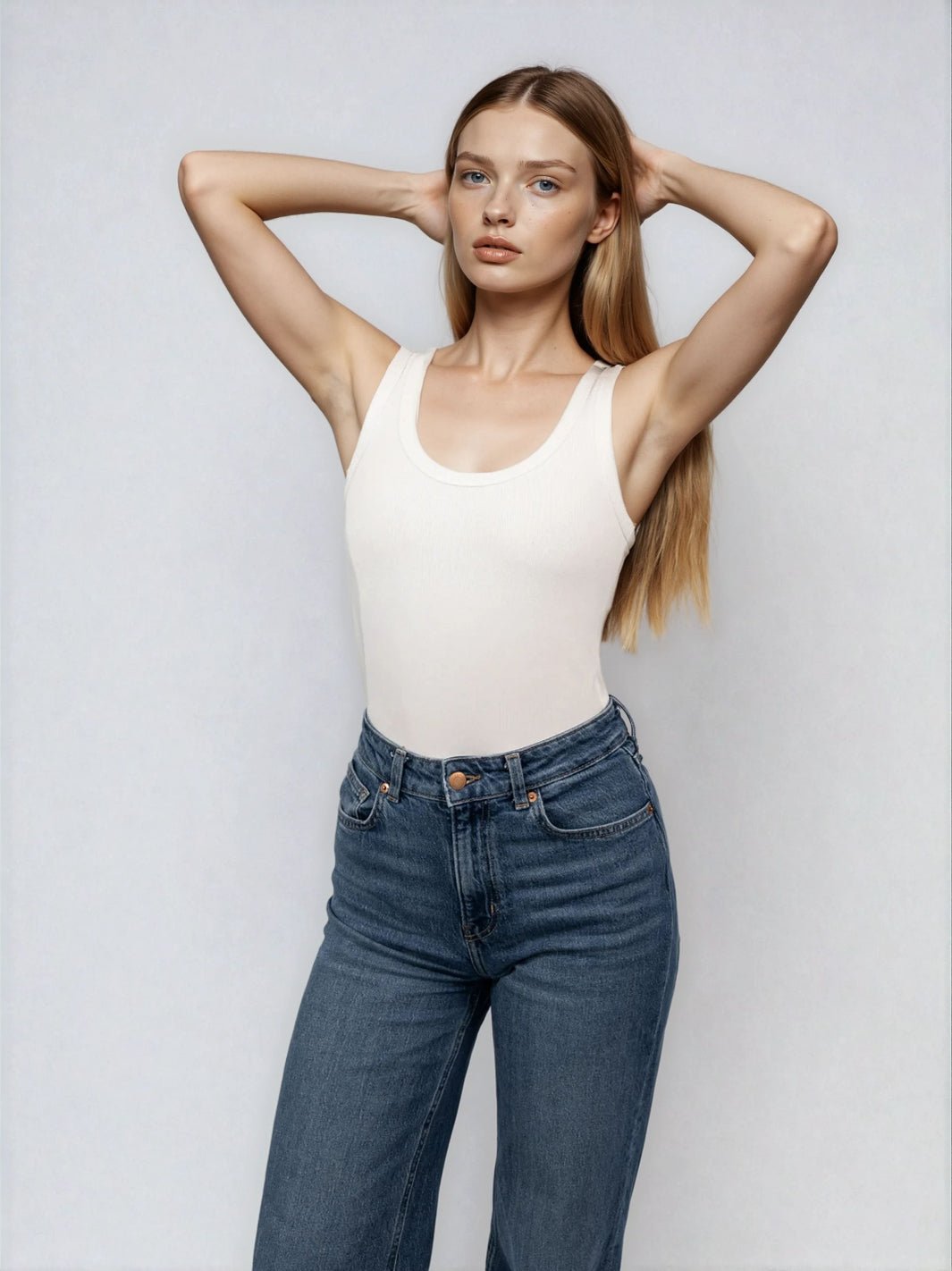 Classic Ribbed Tank - Tuckable - Public Veil