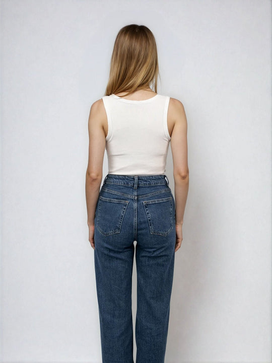 Classic Ribbed Tank - Tuckable - Public Veil