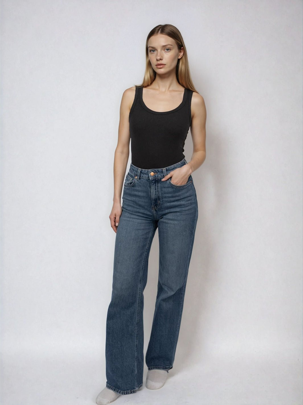 Classic Ribbed Tank - Tuckable - Public Veil