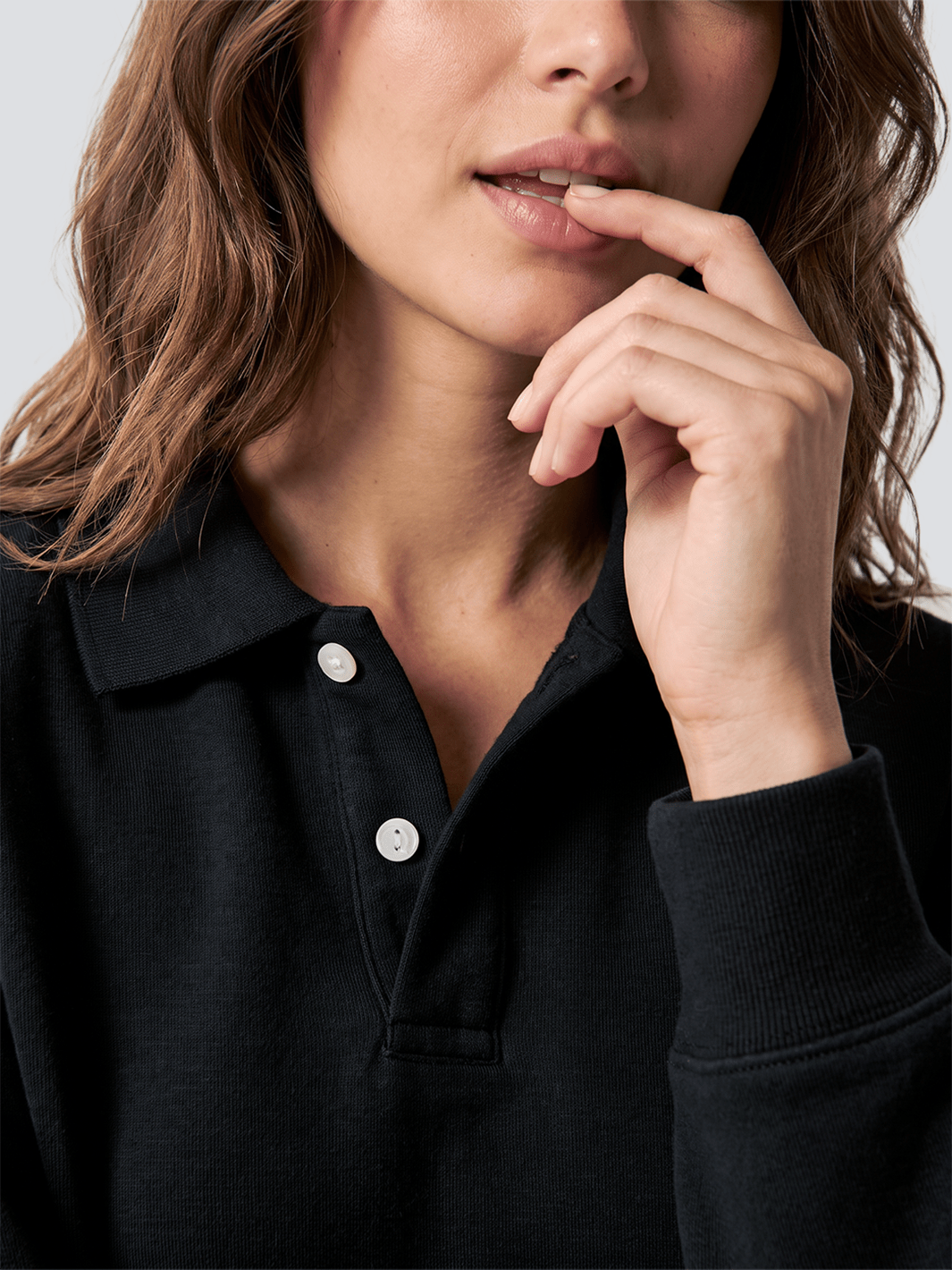 Collared Sweatshirt - Public Veil