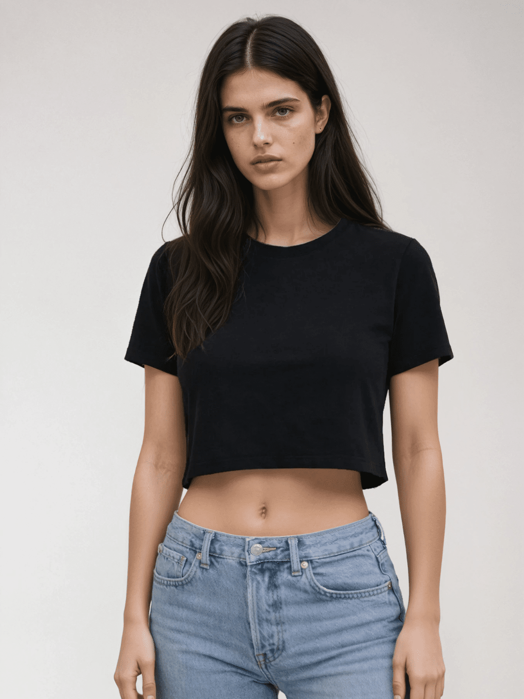 Cropped Tee - Public Veil