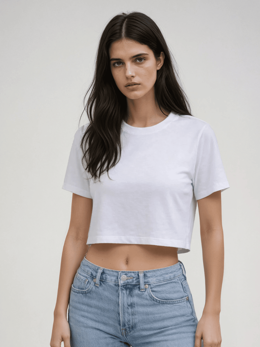 Cropped Tee - Public Veil