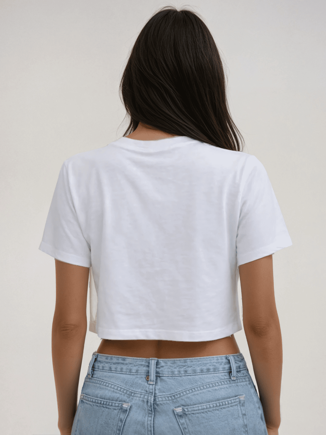 Cropped Tee - Public Veil