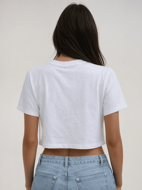 Cropped Tee - Public Veil