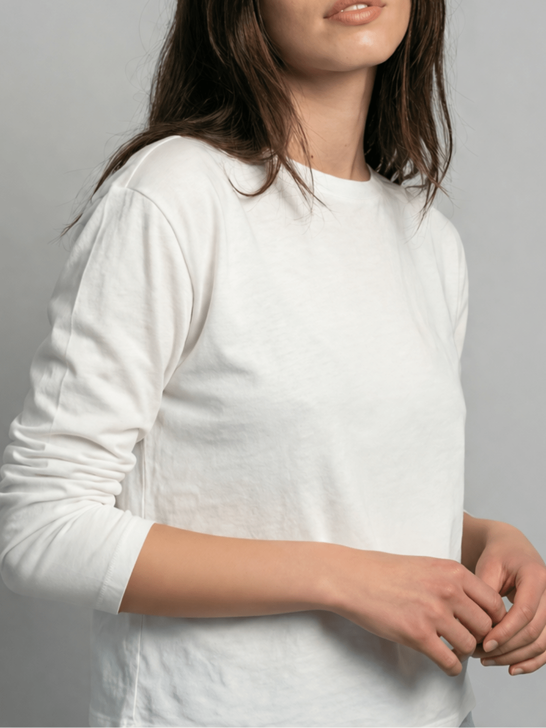 Long Sleeve Boxy Tee - Public Veil
