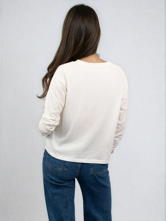 Long Sleeve Boxy Tee - Public Veil