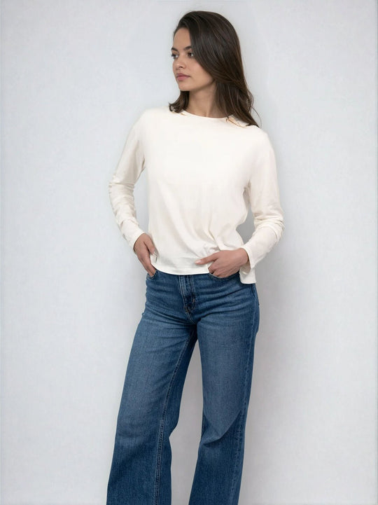 Long Sleeve Boxy Tee - Public Veil