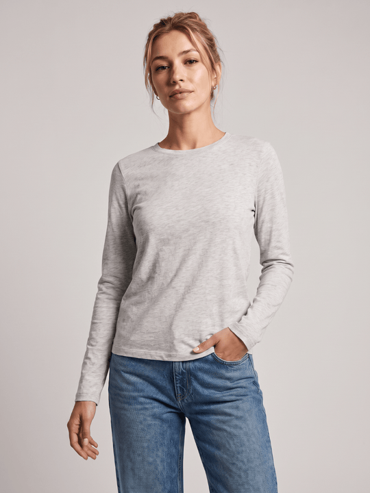 Long Sleeve Boxy Tee - Public Veil