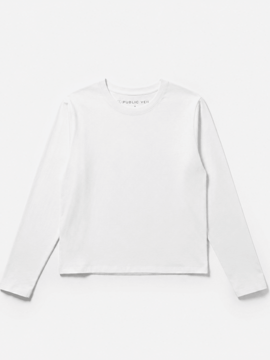 Long Sleeve Boxy Tee - Public Veil