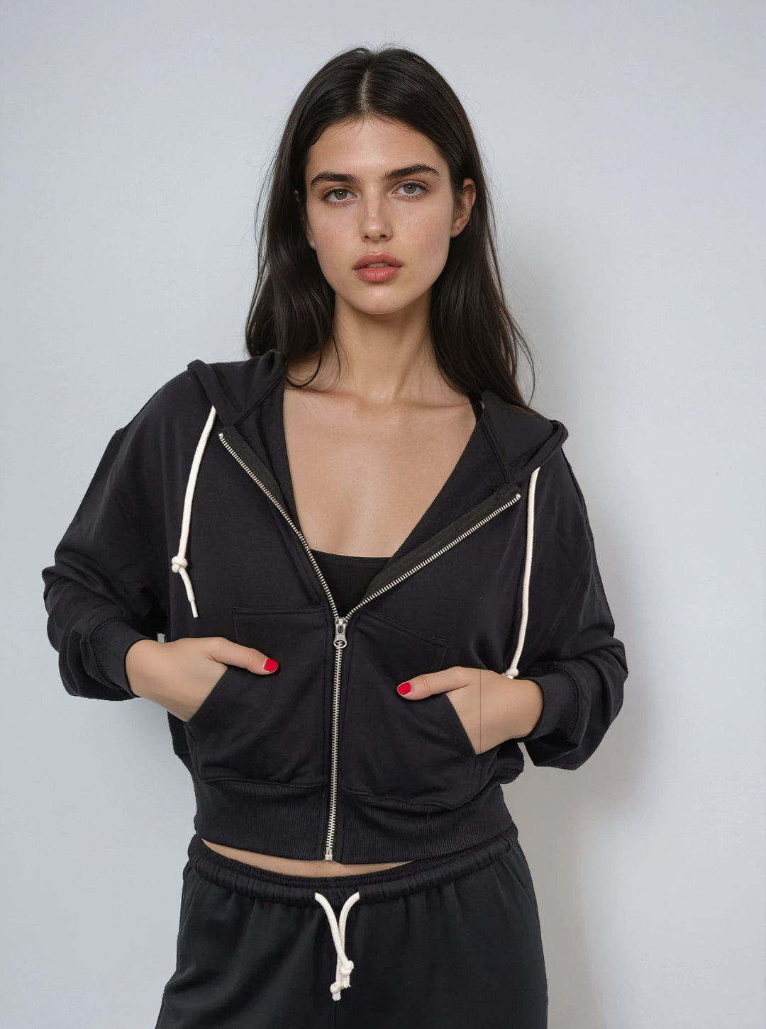 Lounge Cropped Full - Zip - Public Veil