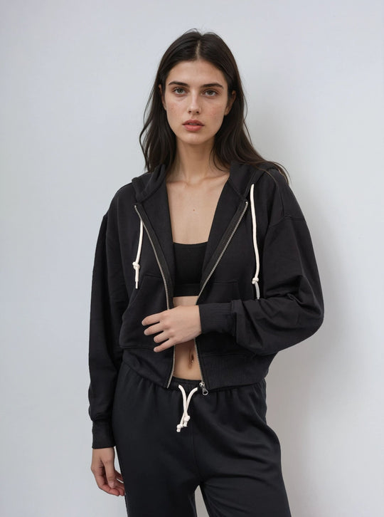 Lounge Cropped Full - Zip - Public Veil