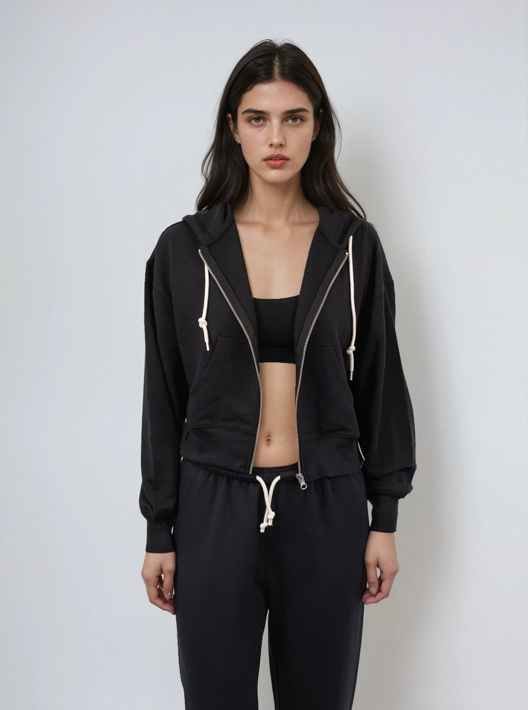 Lounge Cropped Full - Zip - Public Veil