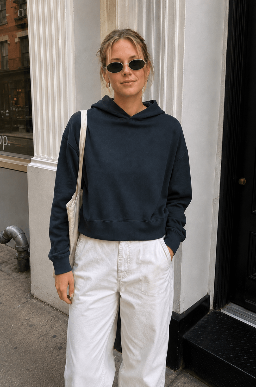 Lounge Cropped Hoodie