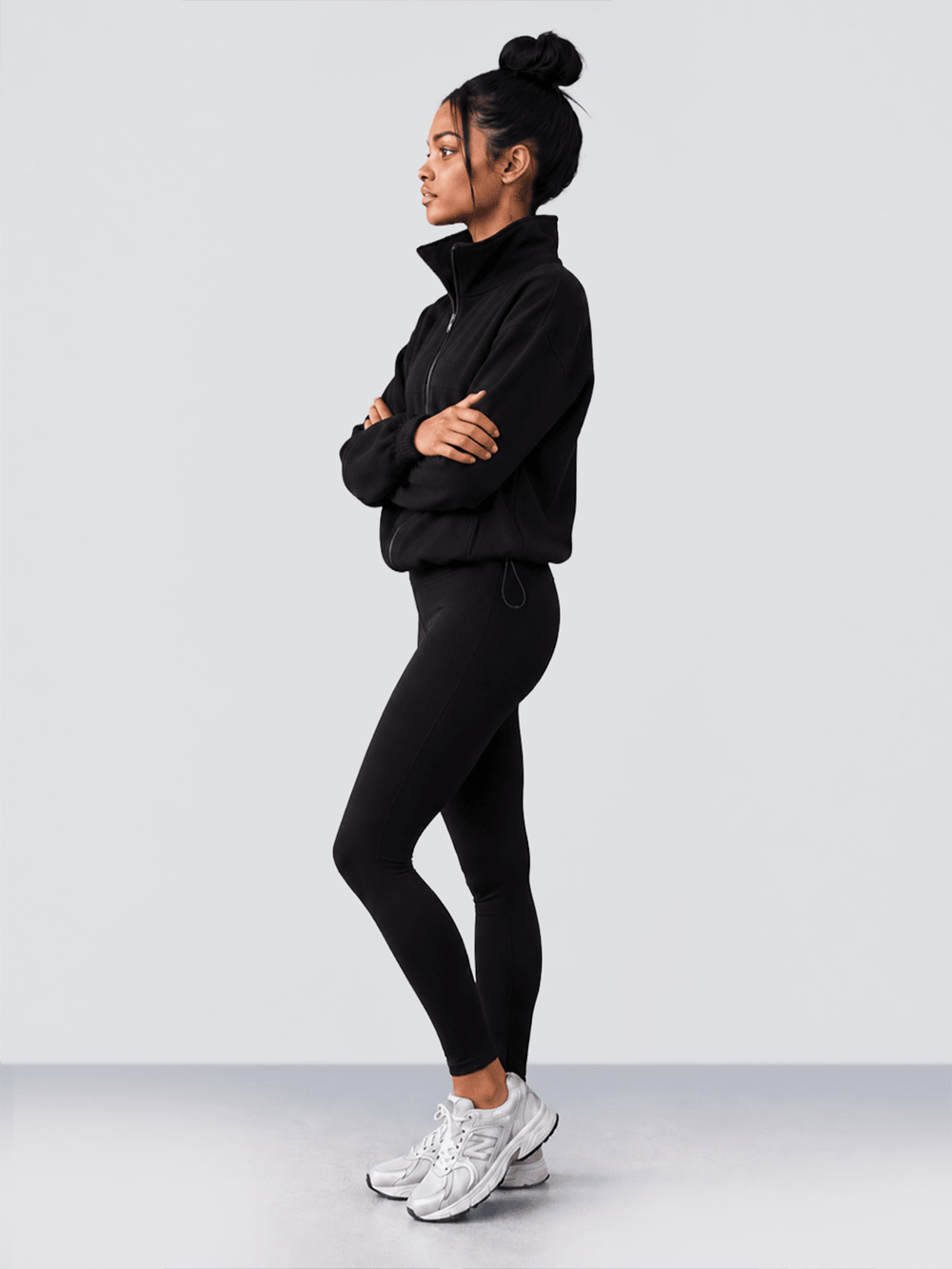 Oversize Full Zip Sweatshirt - Public Veil