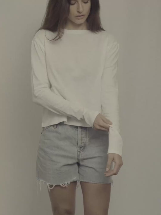 Long Sleeve Boxy Tee