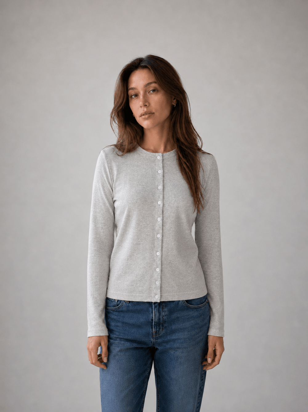 Ribbed Cardigan - Public Veil