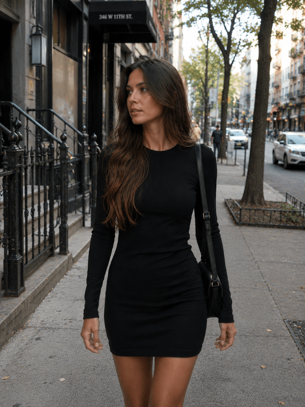 Ribbed Mini Dress