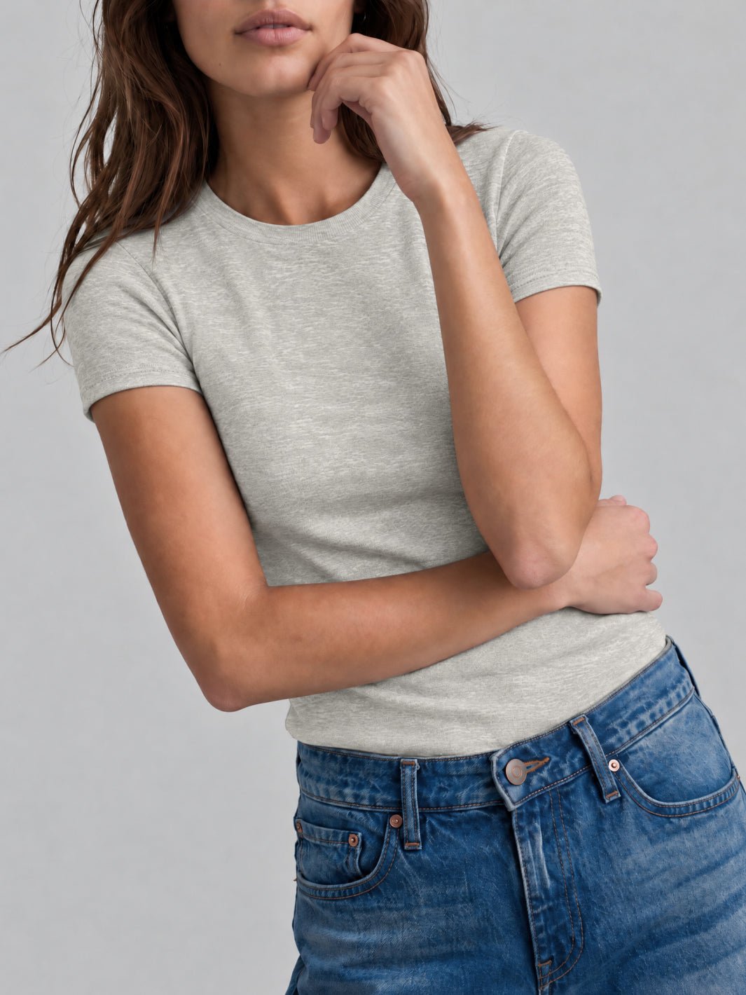 Ribbed Tee - Public Veil