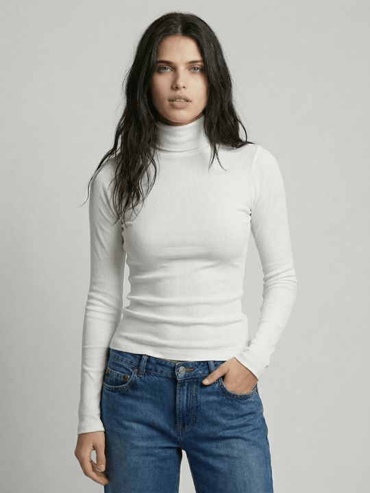 Ribbed Turtleneck - Public Veil