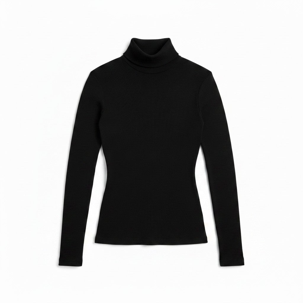Ribbed Turtleneck - Public Veil
