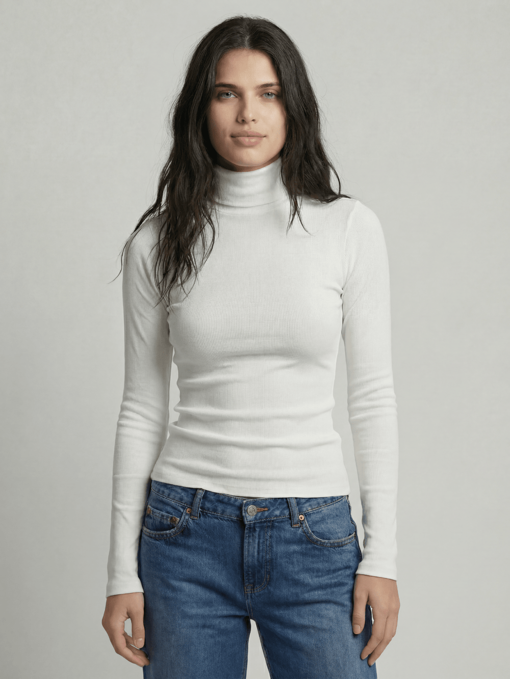 Ribbed Turtleneck - Public Veil