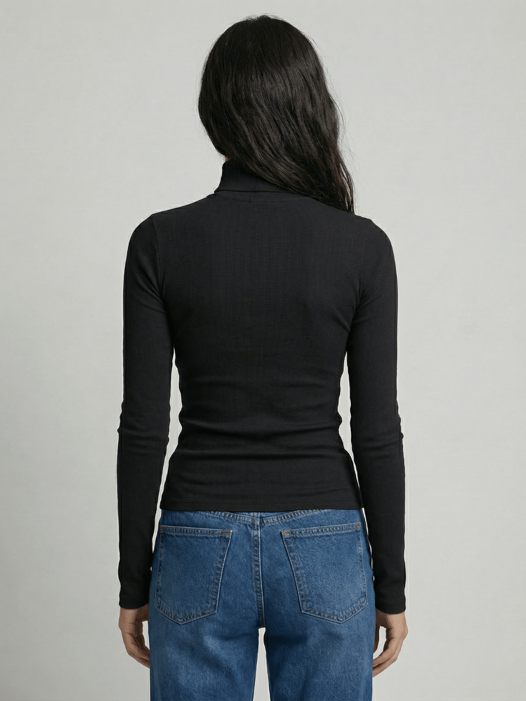 Ribbed Turtleneck - Public Veil